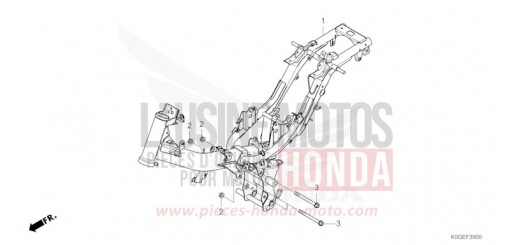 CARROSSERIE DE CHASSIS C125AN de 2022